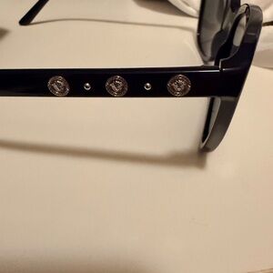 Versace Black Case with Gold Logo